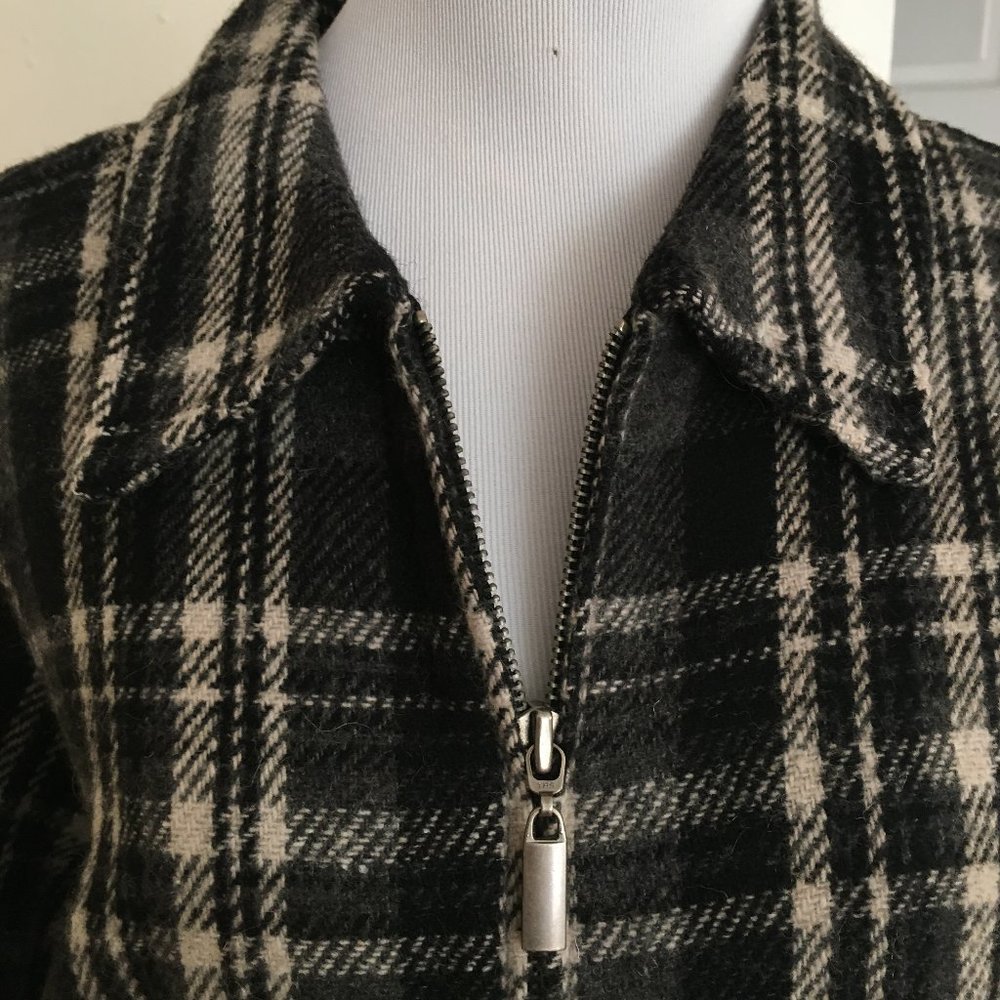 Jacket 70% Wool Lined Brown / Beige . . - image 4